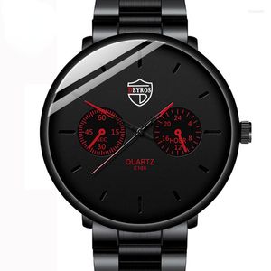 Relógios de Pulso Relógios Masculinos Multifuncionais Esportes Aluno Pulseira de Aço Moda Masculina Relojes Para Hombre