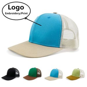 Bollkåpor Vuxna män Richardson 112 Trucker Cap Custom Sports Hat Mesh Baseball Burvade Brim Hats Gorros 230727