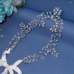 Haarspangen A497 Voller Strass Braut Stirnband Kette Für Frauen Tiara Kristall Hochzeit Schmuck Stirn Zubehör Kopfbedeckung