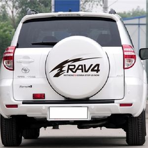 Toyota Araba Çıkartmaları İçin Yansıtıcı RAV4 Yedek Lastik Kapağı Çıkarları276L