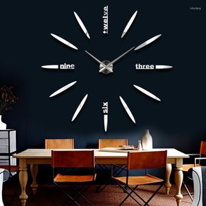 Orologi da parete Orologio fai da te creativo Soggiorno Adesivo di grandi dimensioni Adesivi nordici dal design semplice e moderno