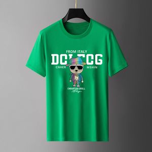 2023 Estate Cartoon Lettera Stampa T-shirt casual da uomo Girocollo Manica corta Traspirante Moda Uomo T-shirt FB083