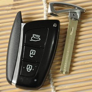 Smart Key Case 3 botão para Hyundai 2013-2015 Genesis Santa Fe Equus Azera Controle remoto Key Shell Smart Fob250H