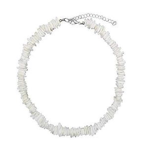 Chokers 2022 Bohemian Natural Puka Shell White Kolor Nieregularny Chip Choker Naszyjnik dla kobiet Mężczyzn DE MODA KOLYE DROP DOBRA DHVLT