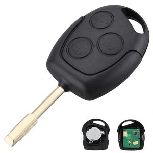 315 433 MHz Auto 3 Tasten Remote Entry Schlüsselanhänger für Ford Mondeo Fiesta Focus Ka Transit mit Chip 60255j