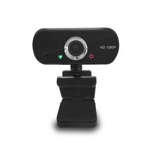 Webbkameror 1080p Full webbkamera med flexibel rotationslins för PC Desktop -bärbar dator