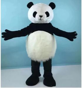 Cadılar Bayramı Büyük Panda Maskot Kostümleri Karikatür Karakter Kıyafet Takım Xmas Açık Mekan Partisi Kıyafet Yetişkin Boyutu Tanıtım Reklam Giysileri