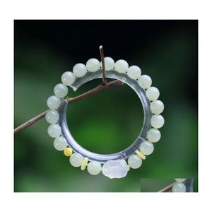 Other Fashion Accessories Jade A Ice Seed Floating Flower Buddha Pendant Female Maitreya Male Big Belly Laughing Drop Delivery Otlpg