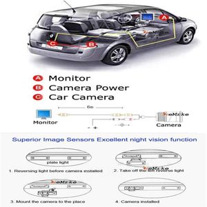 Dla Audi TT TTS CAR Camera z tylnym widokiem na zapasową kamerę parkingową HD CCD Nocna wizja C-1002-TT244V