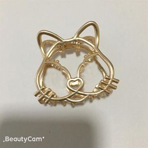 Купительные подарки Classic Fashion Gold Cute Cat Claw Clamp C Clamp Clips Clips Side Clip для любимых аксессуаров головного убора.