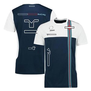 F1 racing team uniform official same style team uniform men and women short-sleeved driver T-shirt fan clothing custom quick-dryin260u