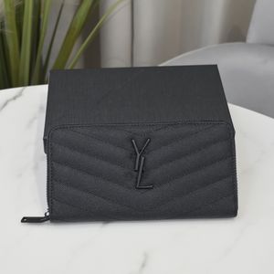 Nova bolsa de moda de alta qualidade masculina e feminina famosa carteira de designer de couro genuíno cartão de crédito estilo de moda feminina bolsa de embreagem sacos de designer com caixa carteira 8094