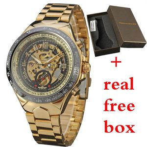 Very popular men's mechanical watches automatic hollow sports watch does not fade durable high quality business watches252m