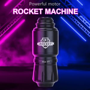 Tattoo Machine Professional Short Mini Rocket Motor 8V 9000RPM Интерфейс RCA Автоматический ротационный ход 36 мм комплект ручки 230728