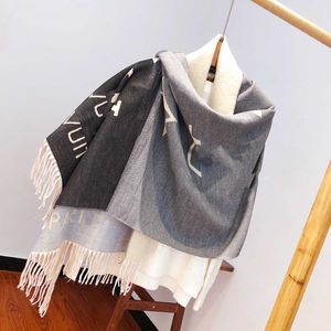 Tasarımcı Eşarp Kaşmir Eşarp Moda Erkekler Kadın Tasarımcı Klasik Mektup Deseni Pashmina Şallı Scarves Yeni Hediye Moda