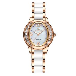 Womens Watch Watches عالية الجودة فاخرة Limited Edition مقاوم للماء الكوارتز الفولاذ المقاوم للصدأ 30 ملم ساعة