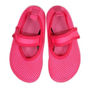 スリッパZZFABER SUMMER KIDS FLEXIBLE BAREFOOT SHOESメッシュ通気性フックループフラットボーイズガール屋内靴屋外ビーチシューズ230728