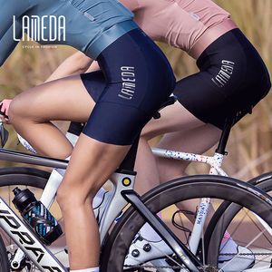 Calções de ciclismo Lameda Calções de ciclismo femininos Calções de ciclismo com almofadas de silicone 3D respiráveis para mulheres Roupas de ciclismo femininas 230727