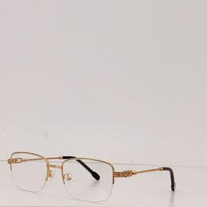 óculos transparentes estilo comercial óculos de sol sem aro armações óculos transparentes uv400 arma sem armação armação de metal dourado armação óptica de alta qualidade lentes de prescrição personalizadas óculos masculinos