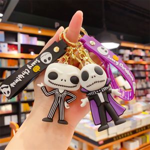 Blogueiro de moda designer de joias Nova Boneca de Halloween Desenhos Animados Chaveiro de carro para celular Chaveiros Colhedores Chaveiros atacado YS178