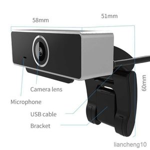 ウェブカメラウェブカメラミニプラグフルノイズリダクションビデオオンラインネットワークカメラ1080p R230728用マイク付き