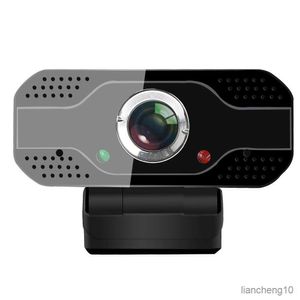 Webcams 1080P Webcam Stereo câmera web com microfone 1080P Web Camera Pro Stream Camera para Desktop PC Game Para Reunião R230728