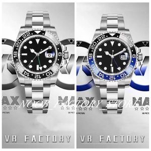 VRF Factory's Watch of Men 40MM Super 904L Steel Gift Christmas Automatic Cal 3186 Movement Black Blue Ceramic Bezel Super Lu2952