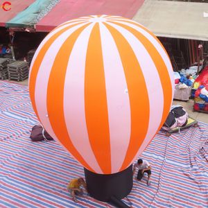 Großhandel Kostenlose Lieferung Außenwerbung Schlauchboote Aktivitäten auf dem Dach werben für einen riesigen aufblasbaren Bodenballon zum Verkauf