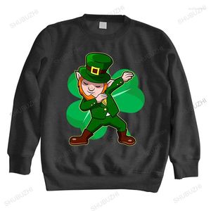 Erkek Hoodies Dabbing Conprechaun Sweatshirt Komik Dab St Patrick Day Hediye Erkekler Marka Baskılı Pamuk Hoody Man Giyim