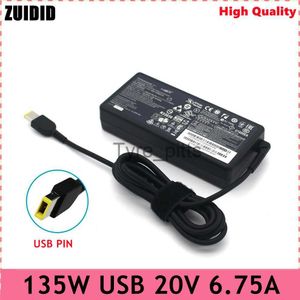 Diğer Piller Şarj Cihazları 20V 6.75A 135W USB Dizüstü Bilgisayar Lenovo T440P T540P Y50-70 ADL135NDC3A 45N0361 45N0501 Not Defteri Şarj Cihazı X0723