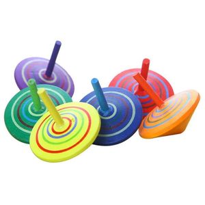 Спиннинг -вершина оптовая детская деревянная рука рука рука Spinne Toys Woodget Spinner for Kids Classic Garten Gift Dripl