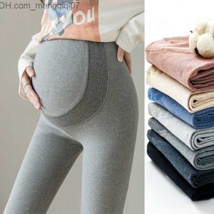 Maternity Dresses Pregnant women's leisure legs Pregnant women's fitness Trousers tight elastic high waist pants Pregnant women's Sportswear Z230728