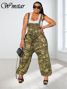 Kvinnors jumpsuits byxor Pocket Casual Cool Fashion Street Clothing Jumpsuit grossist Direkt leverans 230727