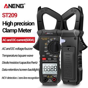 Зажимы Meters Aneng ST209 6000 CONCTS True RMS Digital Professional Multimeter Clamp DC/AC Curt -Clamp Meters Voltmeter Auto Range 230728