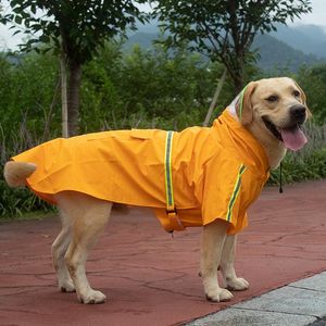 Abbigliamento per cani S-5XL Abbigliamento per animali domestici Impermeabile Striscia riflettente di sicurezza Resistente all'usura Piccolo grande Cappotto antipioggia Cucciolo da esterno impermeabile