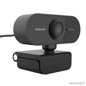 Webcams Full Computer Camera 1080P Webcam Web Microphone for PC Laptop Desktop Skype R230728