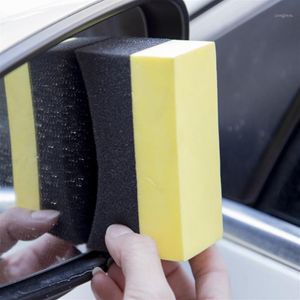 Car Contoured Wheels Brush Sponge Tools Applicator For Tire Hub Cleaning Waxing Polishing Sponge1243h