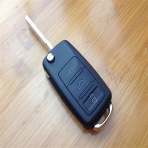 För VW Touareg 3 1 -knappar Flip Remote Key Shell Case Replacement191H