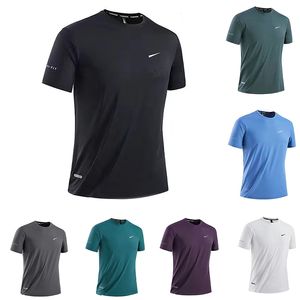 Magliette da uomo Camicie firmate tecniche Abbigliamento sportivo Girocollo Felpa allentata casual ad asciugatura rapida Pile tecnico stile coppia in più colori più taglia opzionale