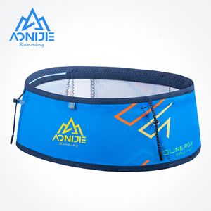 Utomhusväskor Aonijie W8108 unisex lätta sportfickor andningsbara midjebältespåse färgglad fanny pack för att köra gym maraton 230727