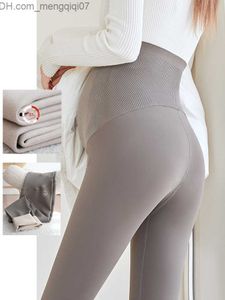 Maternity Bottoms Warm Pregnant Women's Wool Long Legs Short Plush Pregnant Women's Clothing Autumn and Winter Clothing Support Abdomen Pants Mom Z230728