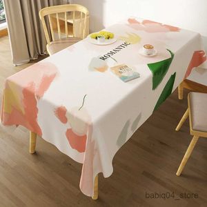 Tischdecke im Stil einer wasserdichten Tischdecke, Stoff, rechteckig, japanischer Stil, kleine, frische Esstischdecke, hochwertige Tee-Tischdecke, Tischdecke R230801
