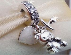 2017 Primavera 925 Sterling Silver Baby Treasures Ciondola Charm Bead Adatto a gioielli europei Bracciali Collane Pendant267u4566665