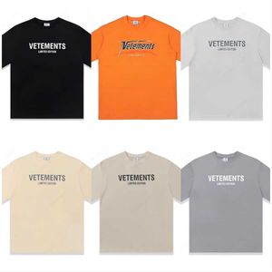 Mens camisetas vetementos e ainda sem data de moda de moda Men 11 World Women Cotton Tees VTM Vintage Manga curta J230626