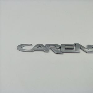 Para Kia Carens traseiro traseiro Chrome 3D Letter emblema Emblem Auto Tail Sticker300m