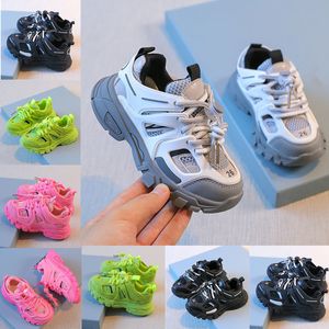 kids shoes designe Casual Boy Girls Fashion Sneakers Party Platforms Daddy toddler shoes leather childrens sports shoes size 23-37