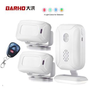 Alarm Systems Darho 36 Ringtones Shop Store Home Security Welcome Chime Wireless Infrared IR Motion Sensor Door Bell Entry Doorbell 230727
