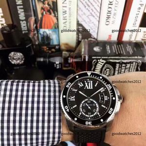 自動ゴム時計43mmステンレス鋼の腕時計機械時計ケースとブレスレットファッションメンズオスの腕時計209r