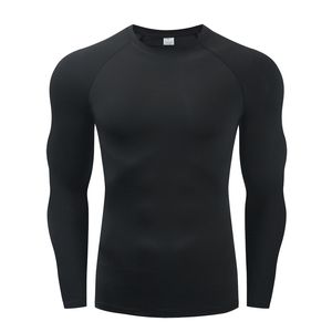 Men's T-Shirts Men Compression Running T Shirt Fitness Tight Long Sleeve Sport tshirt Training Jogging Shirts Gym Sportswear Quick Dry rashgard 230727