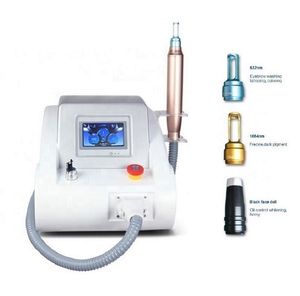 Q-switched ND: YAG-lasermaskin, picosekund laserpekare för tatuering och radering av spot, idealisk för koldioxidexfoliering och pigmenteringsbehandling